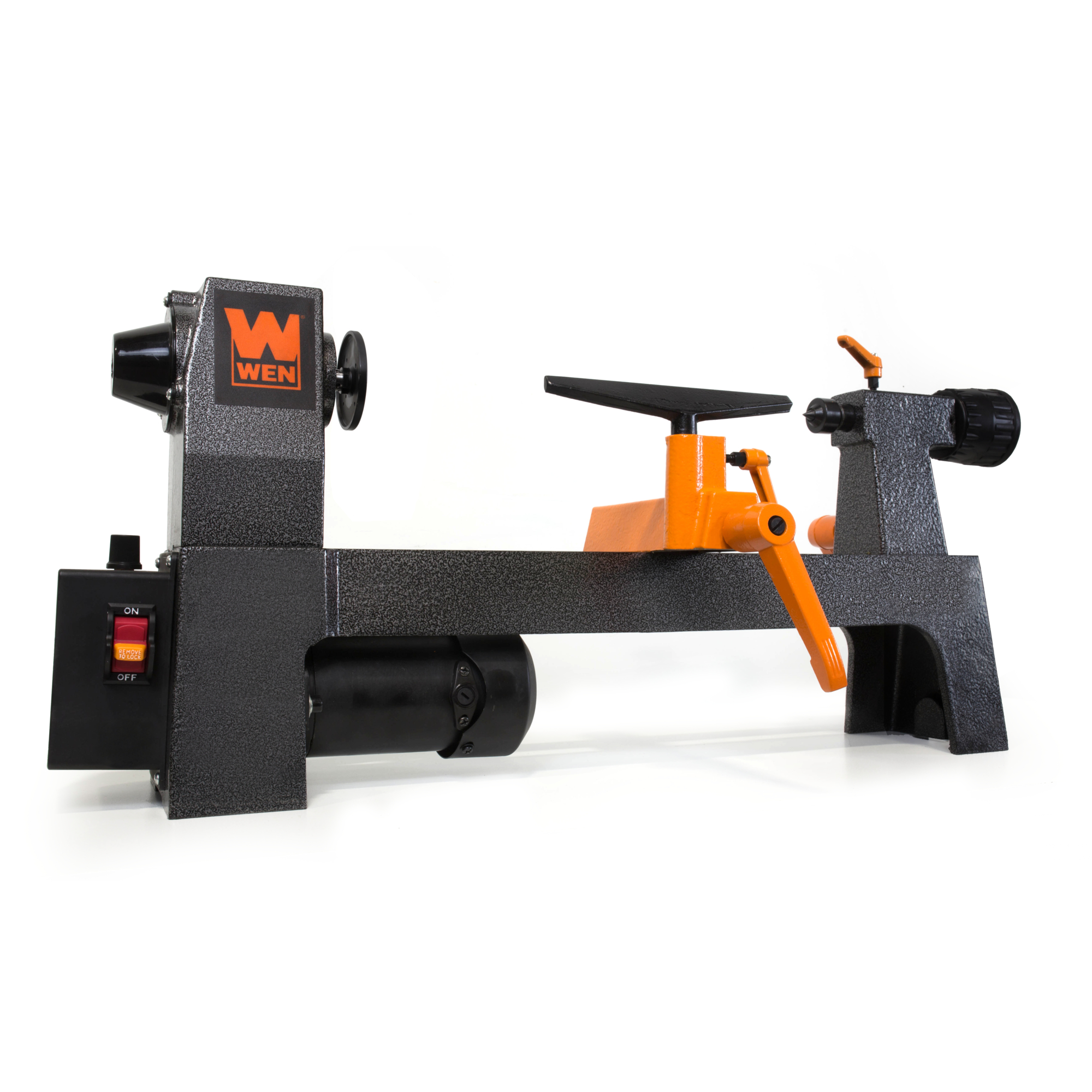 WEN Variable Speed Mini Benchtop Wood Lathe - 8in. x 13in., 0.5 HP, Model# LA3421